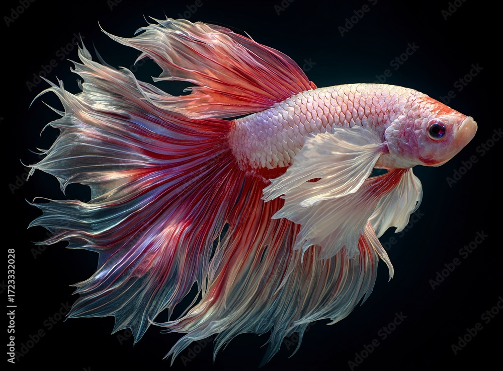 Fototapeta premium goldfish isolated on white background