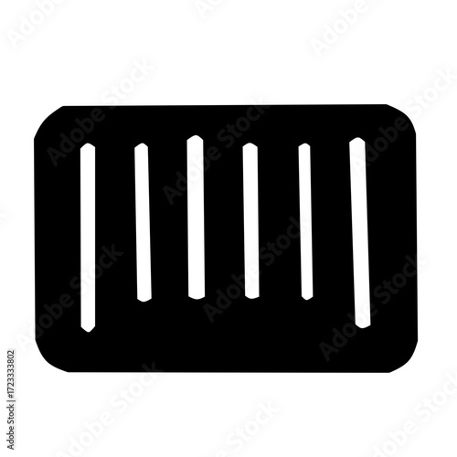 Barcode Icon for Product Identification and Retail Checkout