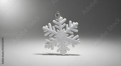 silver christmas snowflake