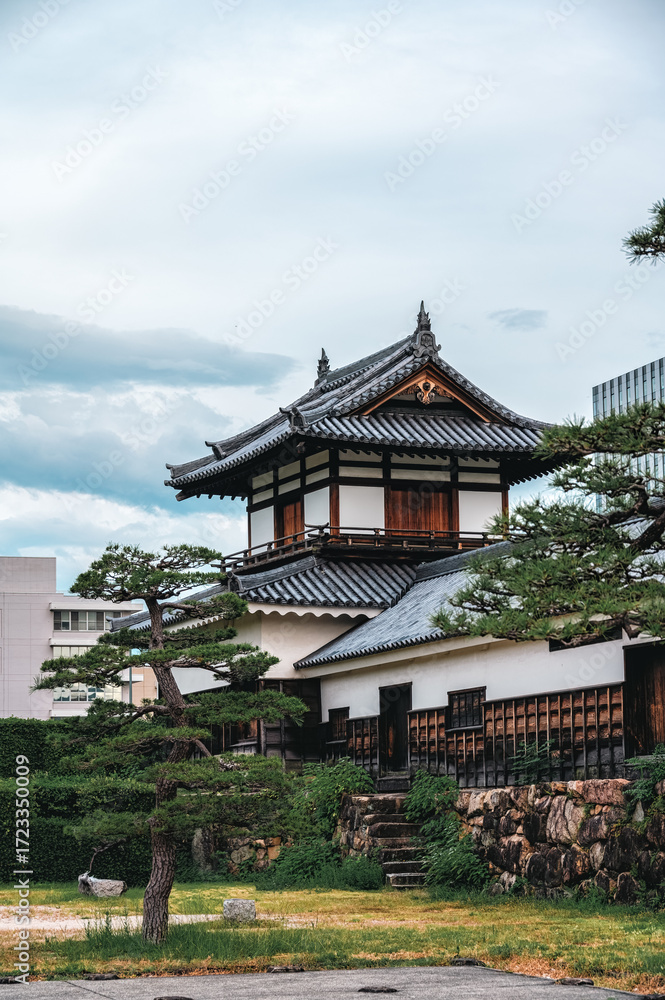 Fototapeta premium Traditional Japanese Samurai Castle of Hiroshima, Honshu, Japan, Asia