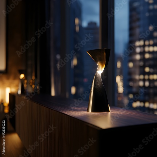 Luz urbana nocturna