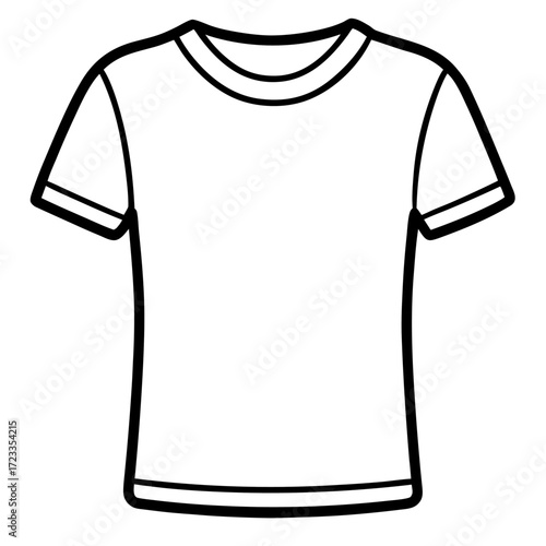 T-shirt mocap icon line airt vector outline Illustrations on white background.