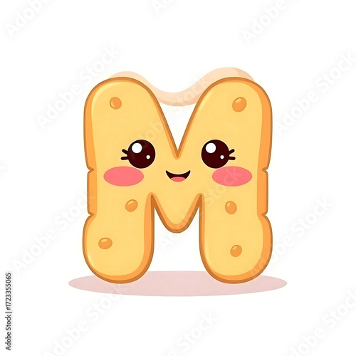 Smiling gingerbread man cookies with icing isolated on a white background for a Christmas treat