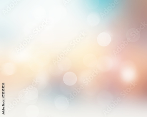 Abstract color background blur with bokeh