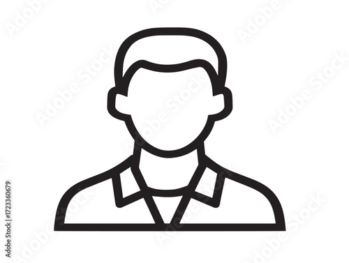Blogger and Influencer Icon Illustration in Elegant Vector Style
