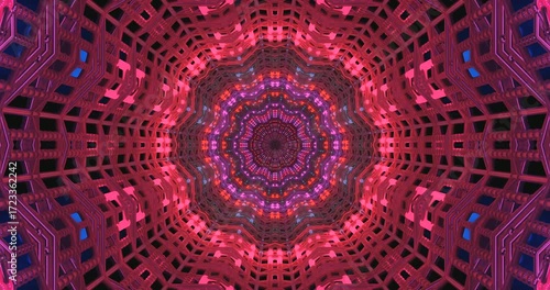 Wallpaper Mural A captivating tunnel of swirling neon colors creates a vibrant visual experience, with a seamless loop that enhances digital spaces. Perfect for screensavers or art installations. Torontodigital.ca