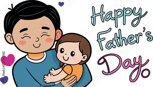father’s day cartoon, happy family doodle, dad and kids cartoon, parenting doodle icons, love father doodle, parent cartoon icons, family dad illustration, father hugging kids doodle, children family 