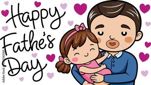 father’s day cartoon, happy family doodle, dad and kids cartoon, parenting doodle icons, love father doodle, parent cartoon icons, family dad illustration, father hugging kids doodle, children family 
