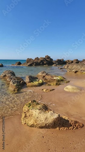 Seascape view from the north of Tunisia