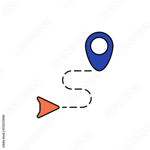 Find icon outline editable stroke line drawing eps