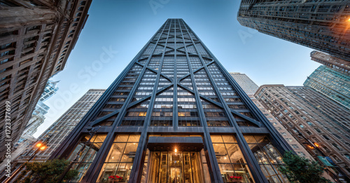 Magnificent John Hancock Center Skyscraper in Chicago, Illinois