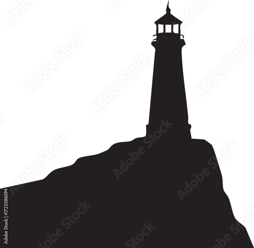 Lighthouse on a cliff