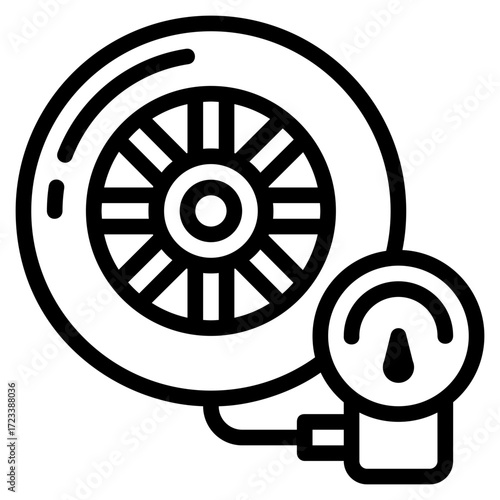 Tire Air Pressure Icon