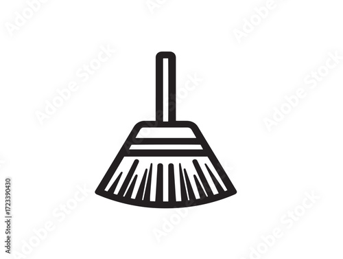 Contemporary cleaning icon showcasing cleanliness with professional design aesthetics