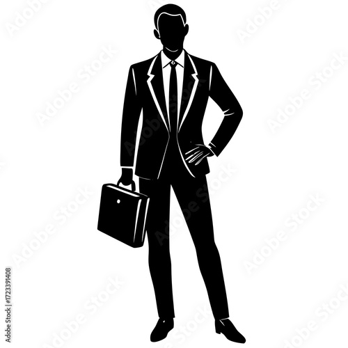 business man with briefcase