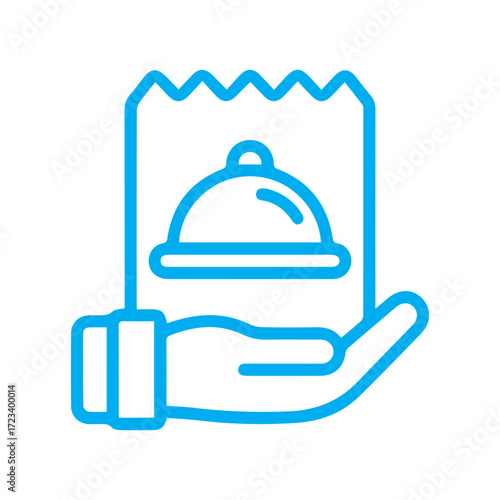 Hand Holding Food Delivery