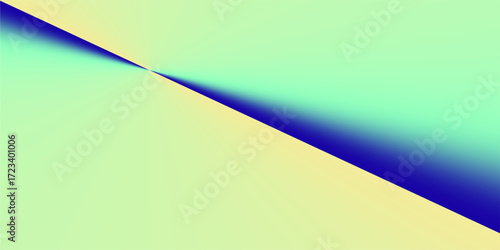 A vibrant gradient transitions from soft yellow and green to deep blue along a diagonal line creating a dynamic and modern abstract background for designers.