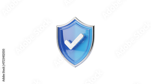 Verified Icon with Milk Splash on Black Background