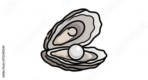An oyster with a pearl, a symbol of wealth and beauty, a delicacy, a treasure of the sea, a source of inspiration