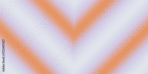 Soft diagonal orange and pale blue gradient stripes form a gentle chevron pattern.