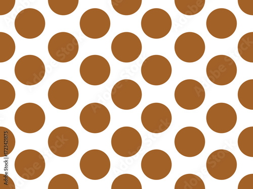 seamless brown polka dot pattern background.eps