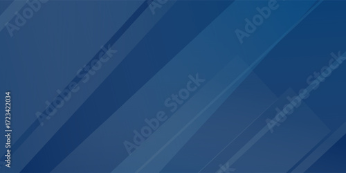 Vector blue abstract background with elegant bright diagonal lines modern picture