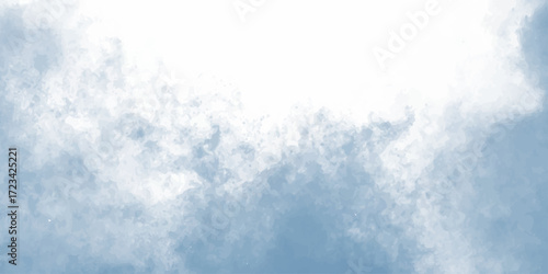 cloudy sky with color and white clouds filling the frame in an artistic watercolor painting style clouds background.