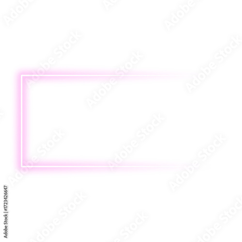 Free Download Neon pink frame png. Glowing frame on transparent background - GFXLoad