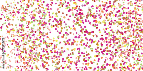 Light multicolor background, colorful vector texture with circles. Splash effect banner. Glitter silver dot abstract illustration with blurred drops of rain. Pattern for web page, banner,poster, card.