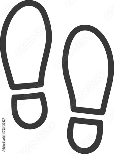 Footsteps icon symbolizing walking or progress