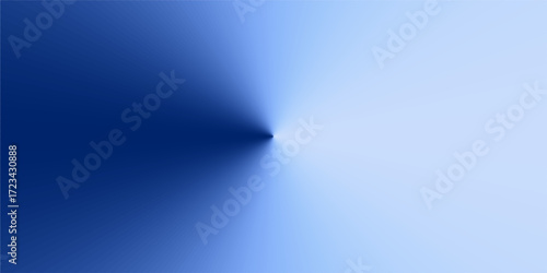 A deep blue gradient fades into a soft light blue with a focal point in the center.
