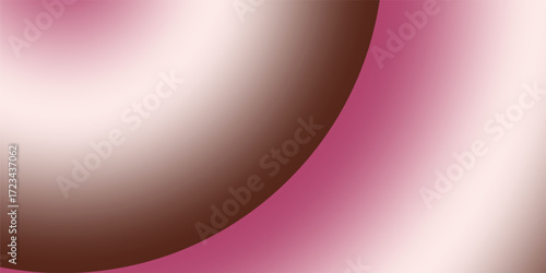 A smooth gradient transition from deep chocolate brown to soft blush pink creating a serene and elegant abstract background.