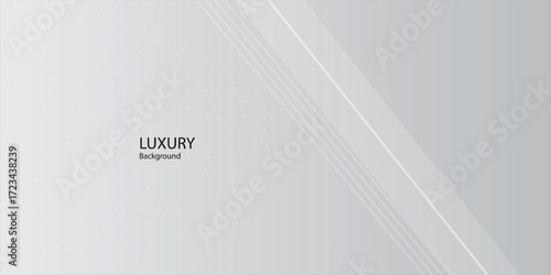 Abstract white and grey on light silver background modern design. Vector illustration ..