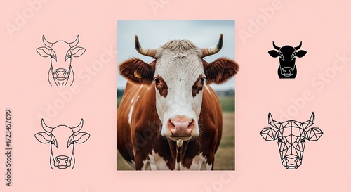 Cow head images