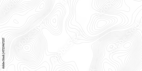 Abstract pattern discovery vector topo diagram design. creative discovery White wave grid stripe line map topography. vector geographic contour mounted map background.	