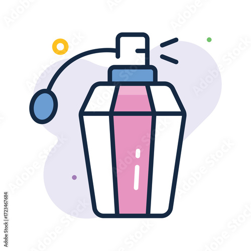 Perfume bottle icon representing fragrance, fashion, and cosmetic shopping