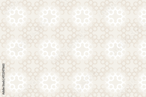 Islamic abstract geometric pattern vector art design