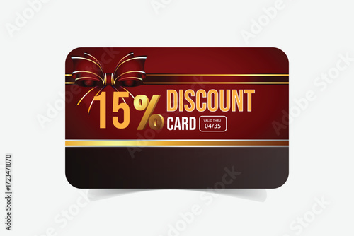 Printable Business Voucher Gift Discount Card Design