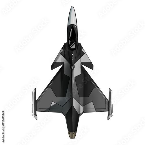 Jas39 Gripen fighter aircraft drawing