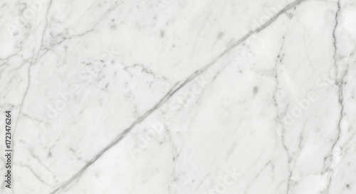 Wallpaper Mural Elegant white marble texture with subtle gray veins, perfect for luxurious designs and sophisticated backgrounds, adding a touch of timeless class. Torontodigital.ca