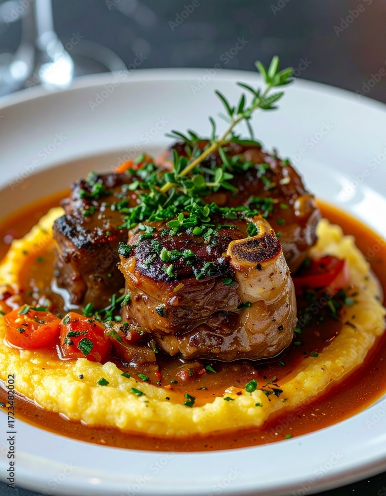 Fototapeta premium Ein italienisches Osso Buco