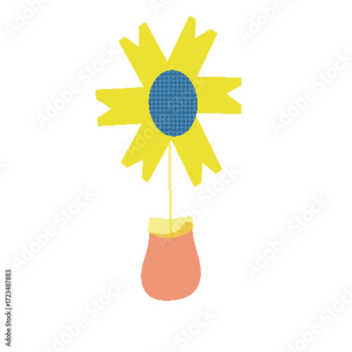 the most beautiful flower vector