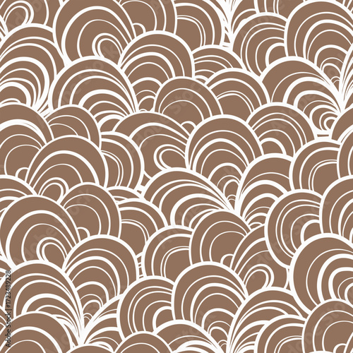 Seamless floral pattern based on traditional folk art ornaments. Colorful flowers on color background. Scandinavian style. Sweden nordic style. Vector illustration. Simple minimalistic pattern.