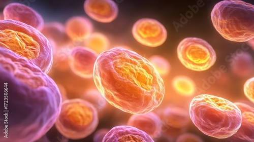 Vibrant Microorganisms Displaying Dynamic Cellular Structure in Action