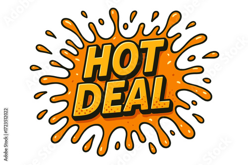 Sale and discount flat icon set. hot deal, shopping tags flat icon collection