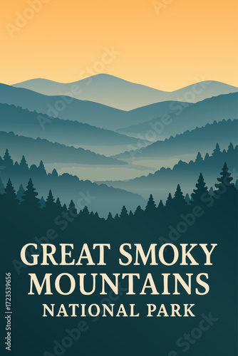 Great Smoky Mountains Mist at Dawn