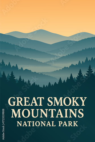 Great Smoky Mountains Mist at Dawn
