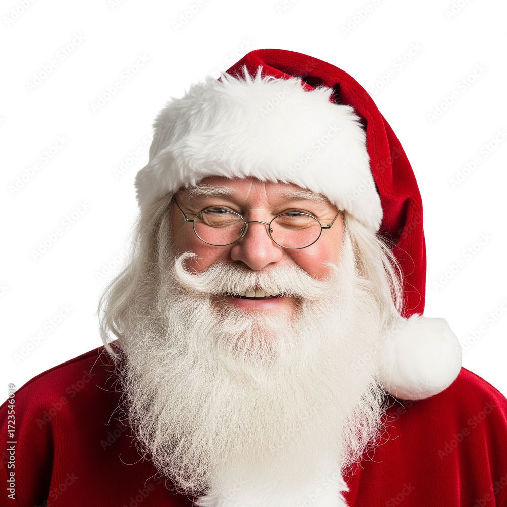 Naklejka premium santa claus with a bag