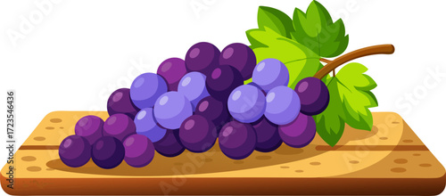 Premium Grape Graphic - Minimalist Cartoon Illustration
Bring a touch of elegance and playfulness with this cartoon purple grape illustration. The modern, eye-catching design is perfect for any icon.
