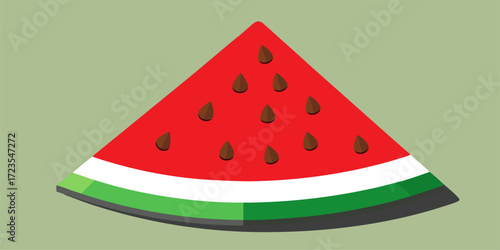Perfect summer This bright and bold ripe watermelon illustration is ideal for any design that needs a refreshing touch of color. Enhance your summer menu, product packaging, digital content.
